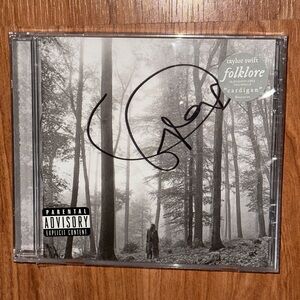 Taylor Swift Signed folklore CD *BRAND NEW NEVER OPENED MINT CONDITION*